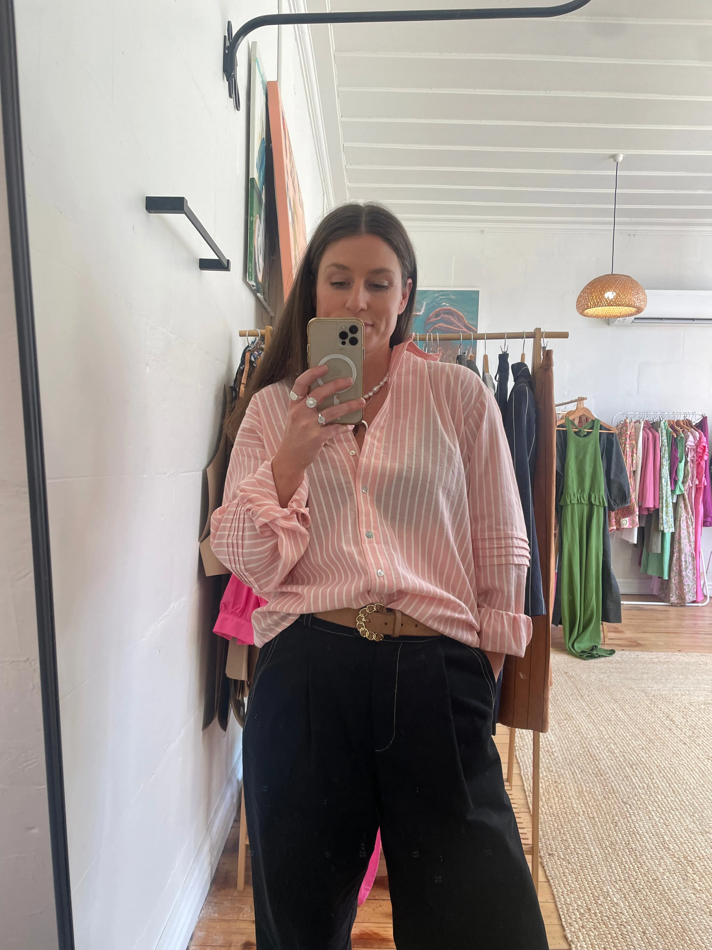 It's A Done Deal Shirt - Organic Stripe