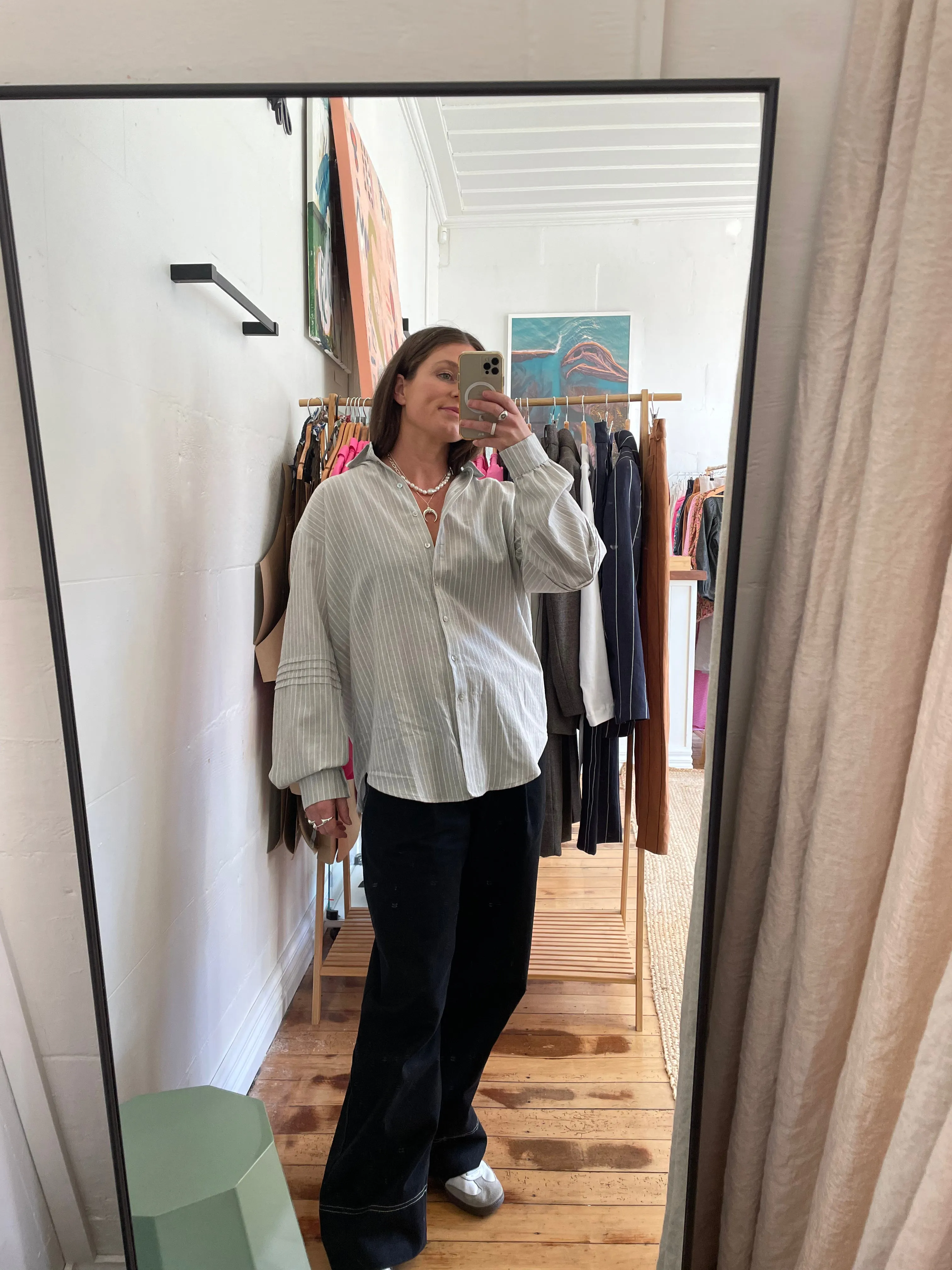 It's A Done Deal Shirt - Organic Stripe