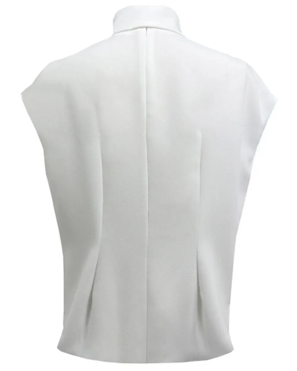Ivory Tie Neck Blouse
