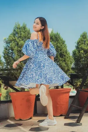 Ivy Playful Printed Midi Dress
