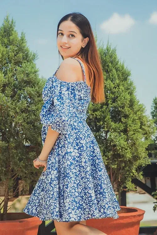 Ivy Playful Printed Midi Dress