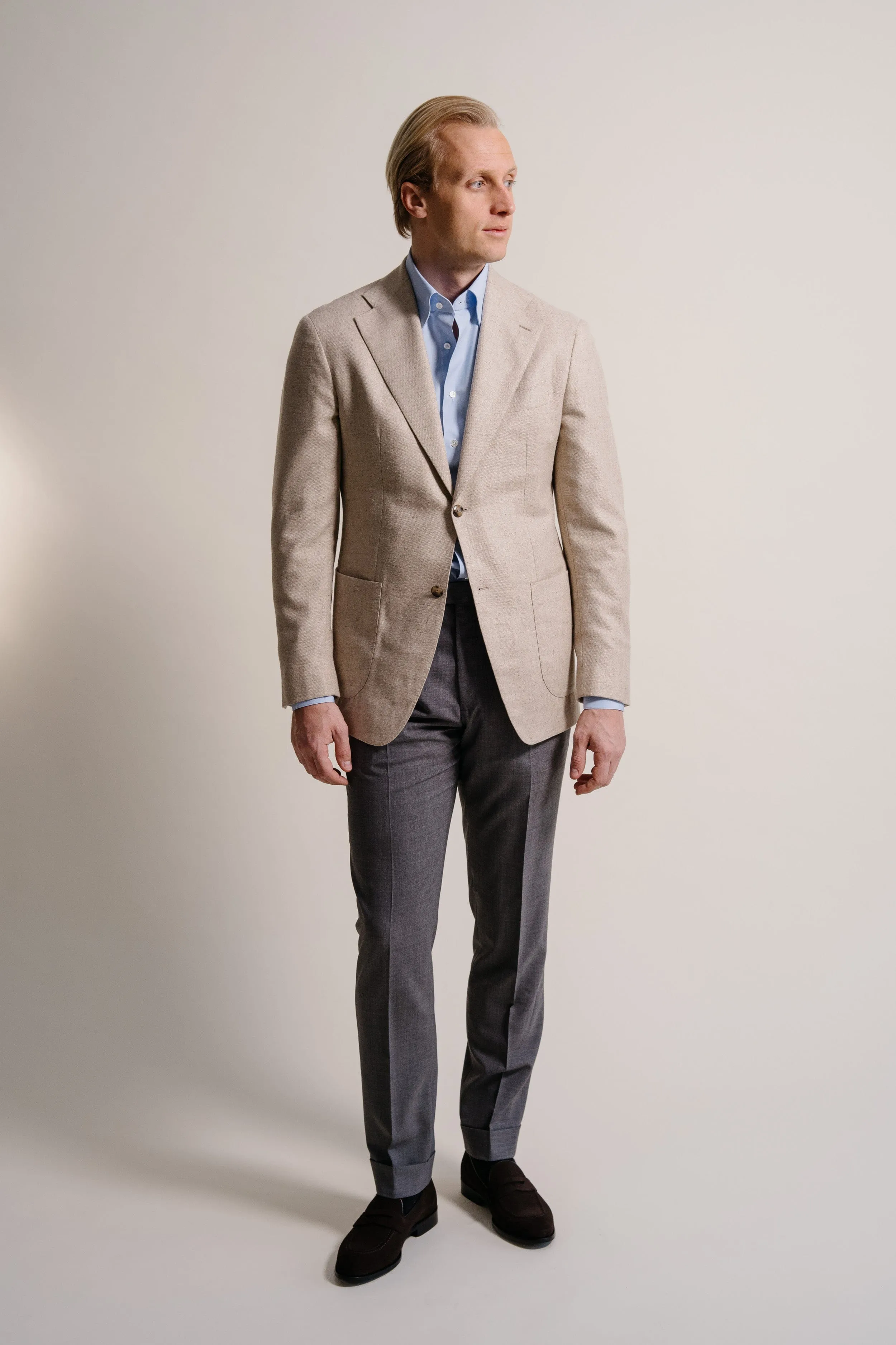 Jacket single breasted - sand