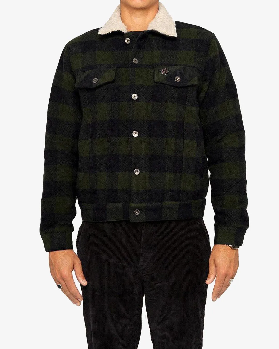 Jackets - Green Plaid - Mens