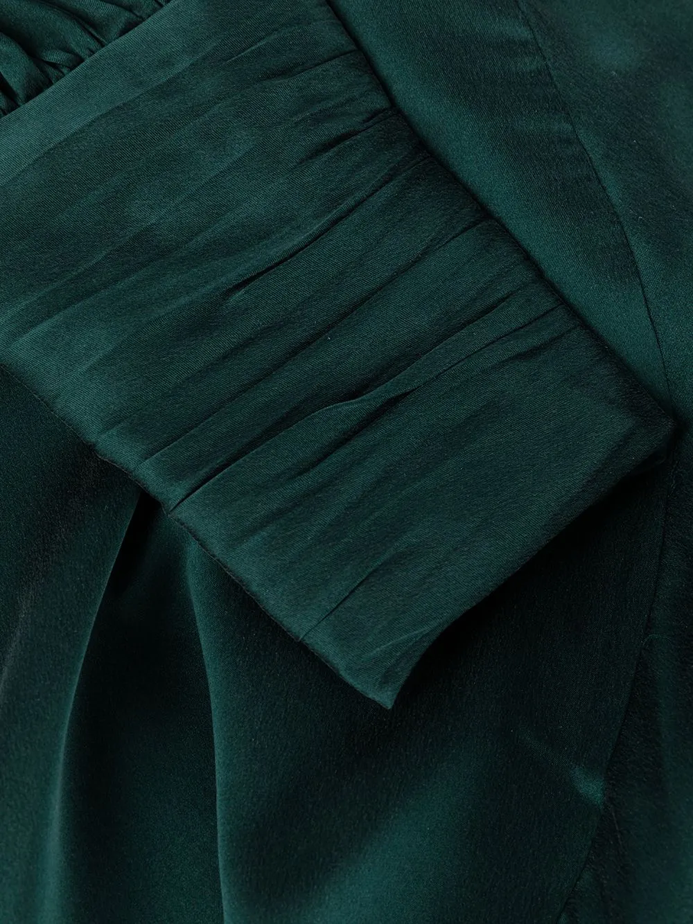 Jade wrap midi dress
