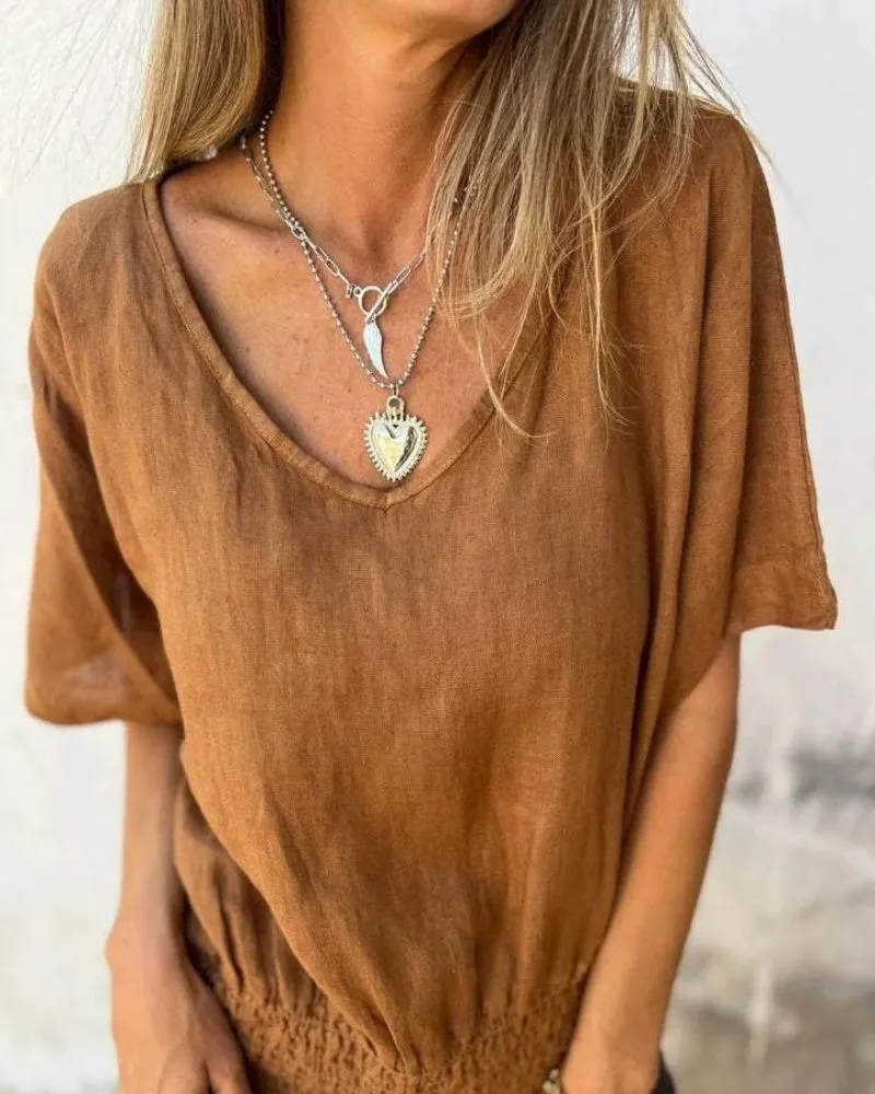 JENNY™ - Breezy Summer Relaxed Top for Effortless Style