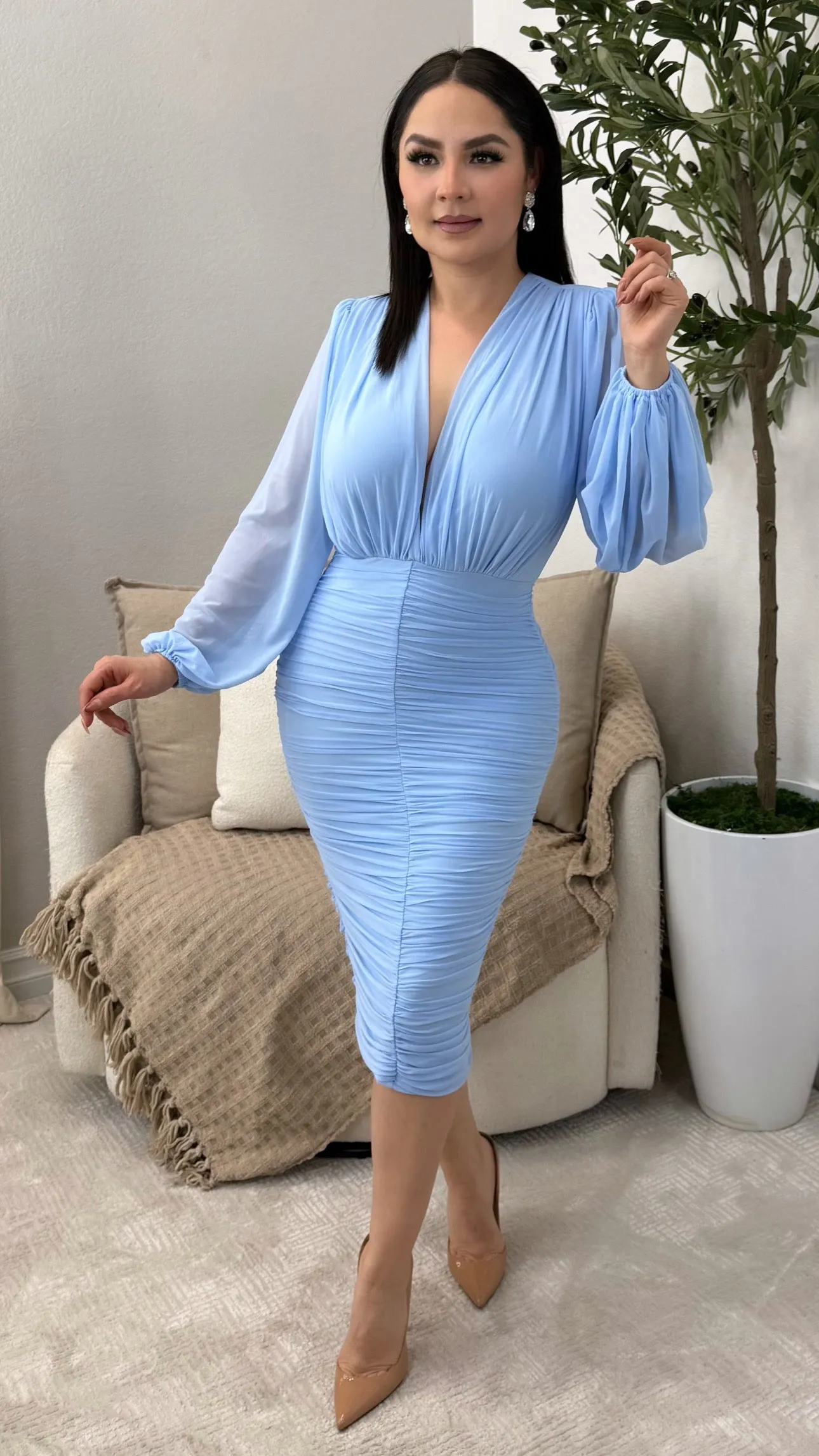 KENDALL BLUE DRESS