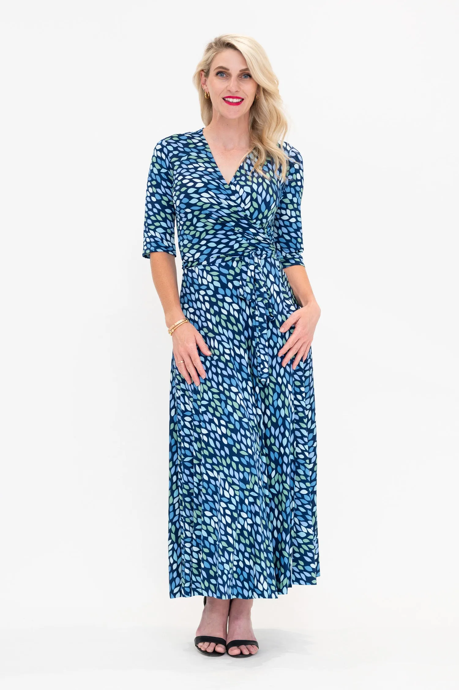 Lara in Blue - Wrap Dress