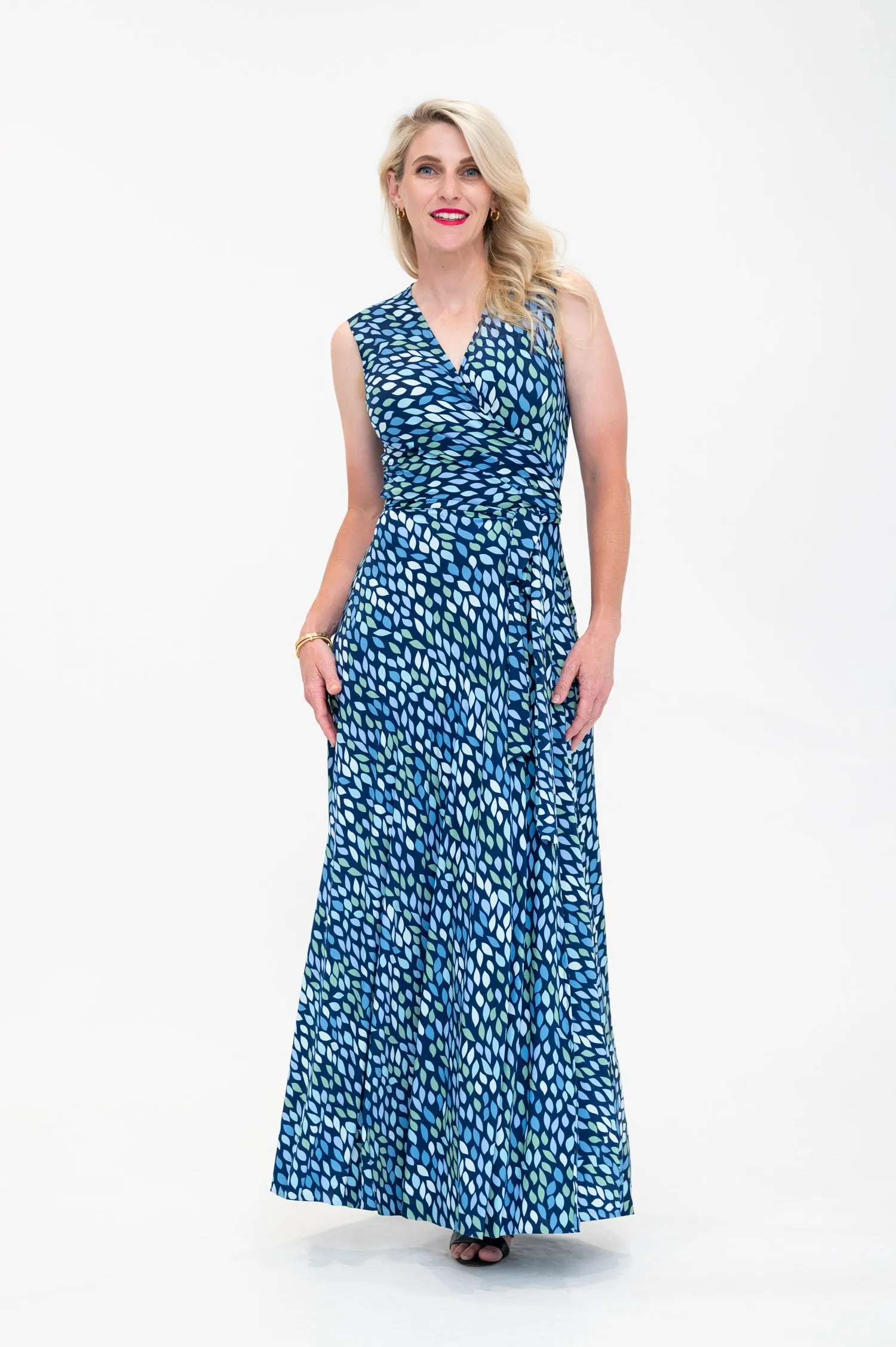Lara in Blue - Wrap Dress