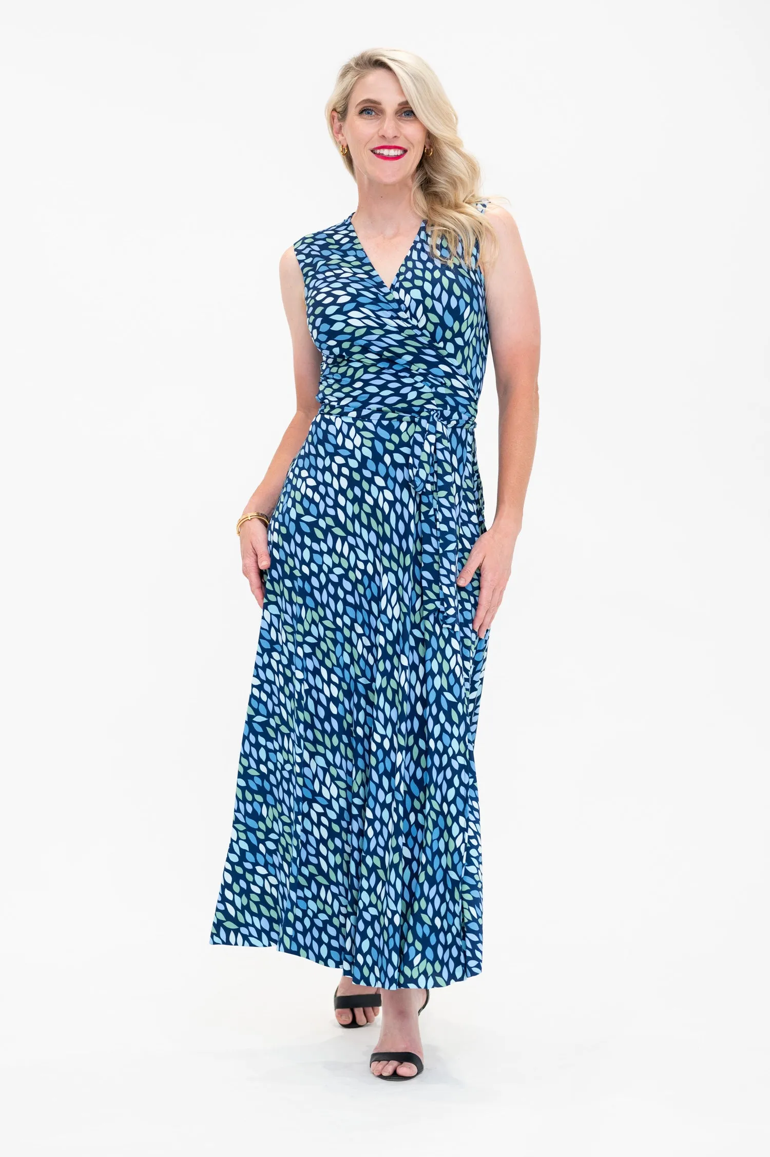 Lara in Blue - Wrap Dress