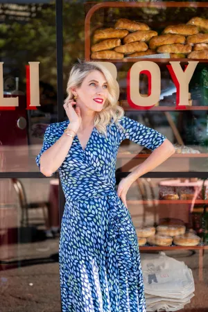 Lara in Blue - Wrap Dress