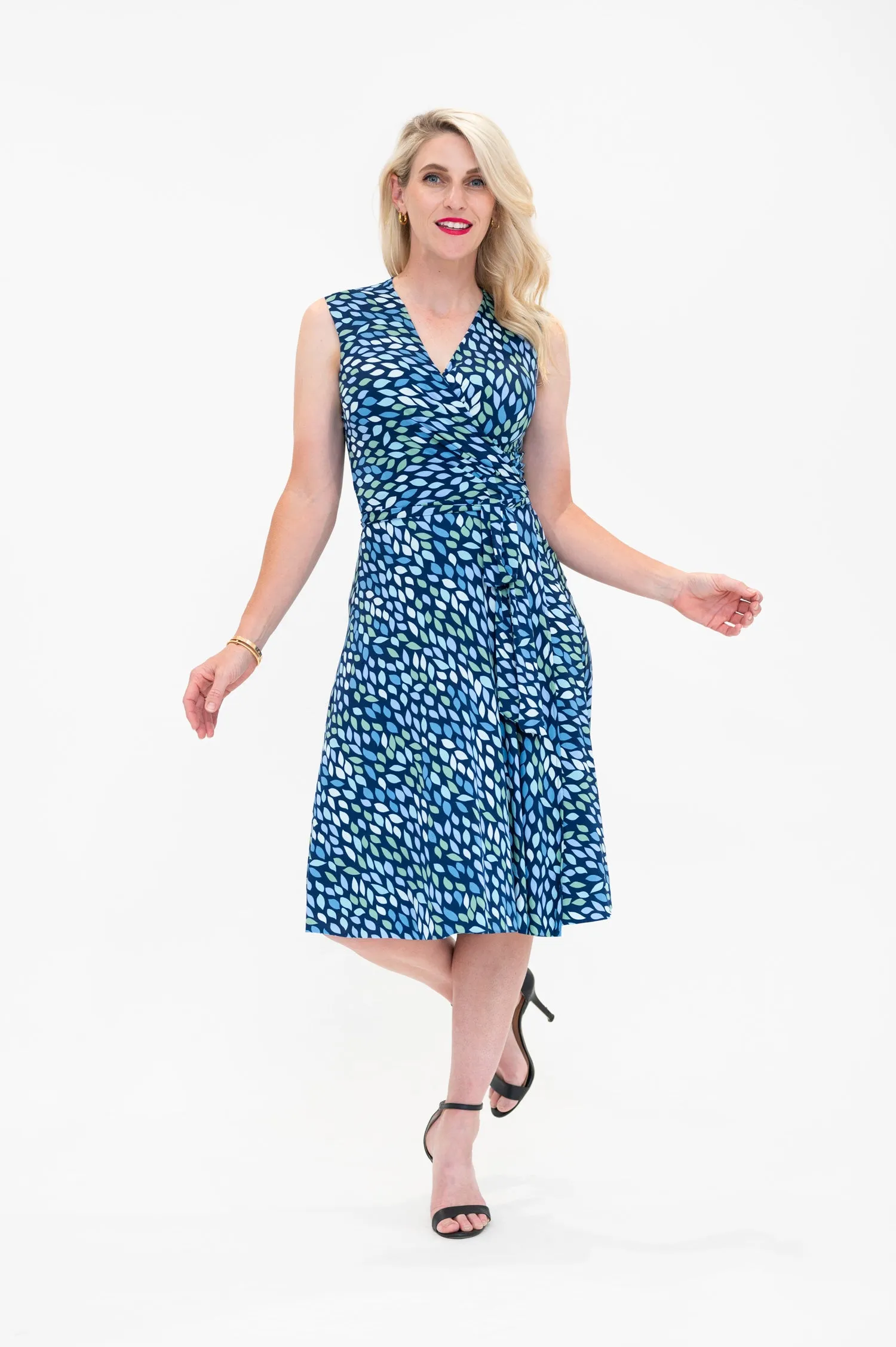 Lara in Blue - Wrap Dress