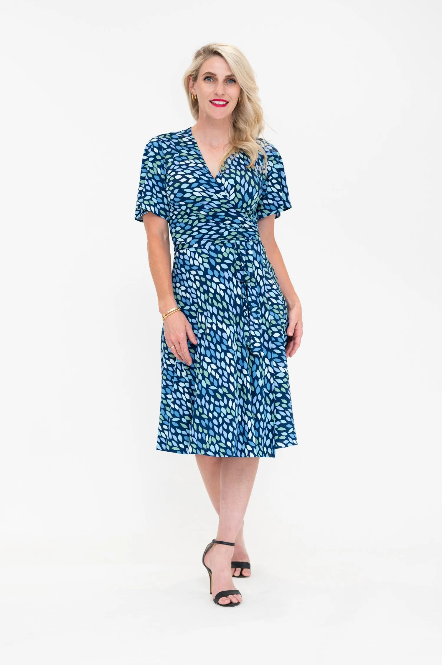 Lara in Blue - Wrap Dress