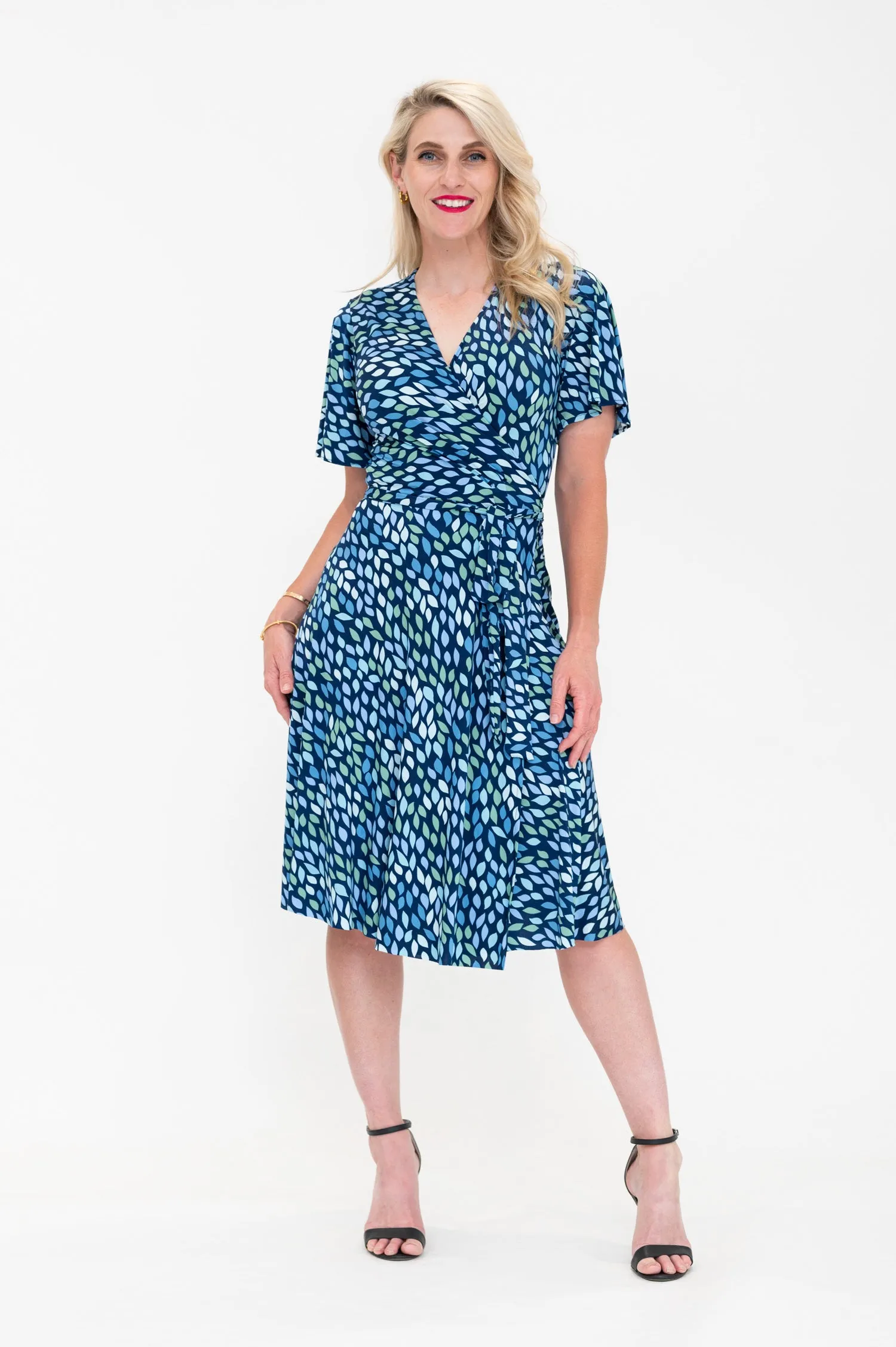 Lara in Blue - Wrap Dress