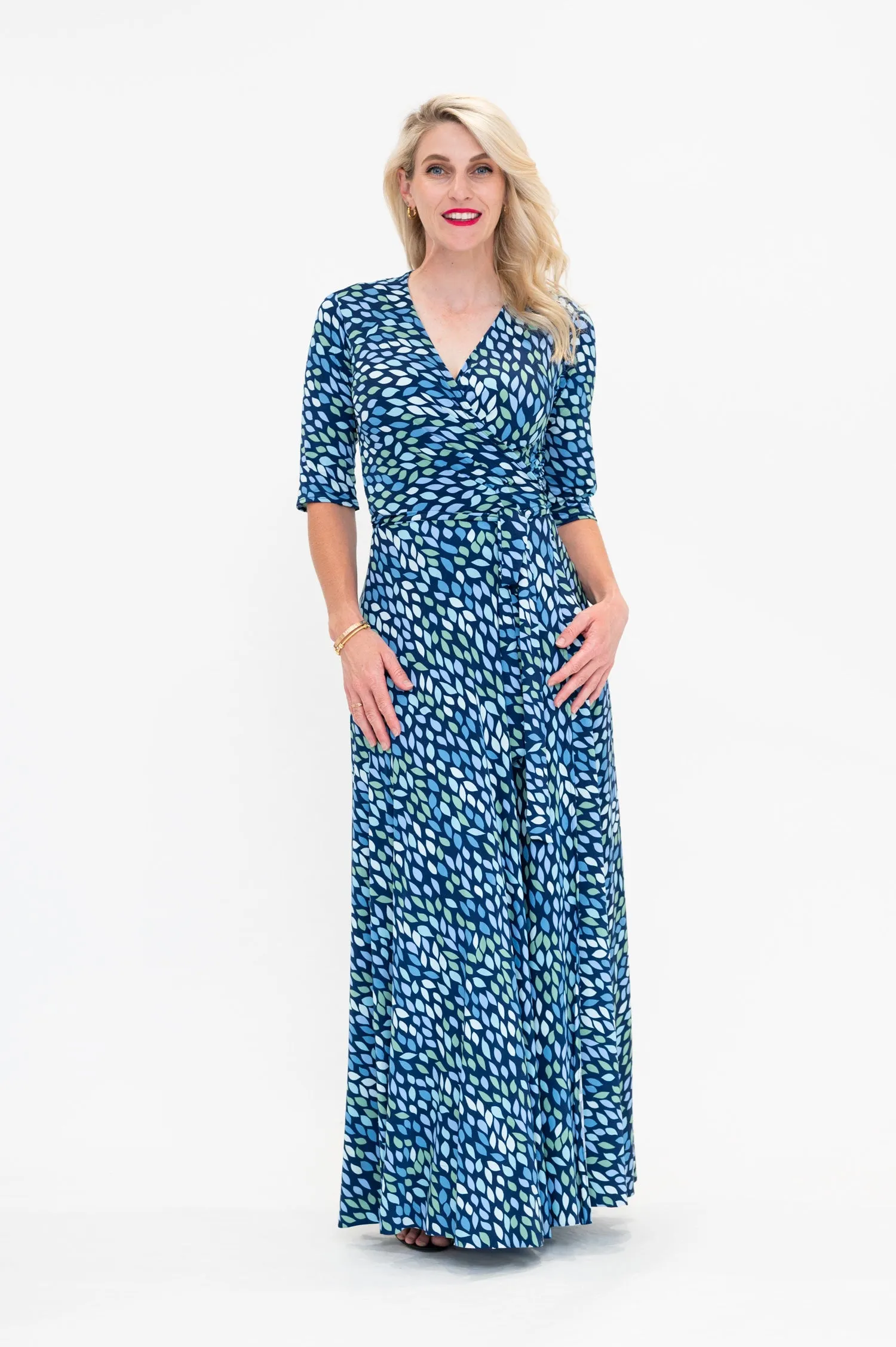 Lara in Blue - Wrap Dress
