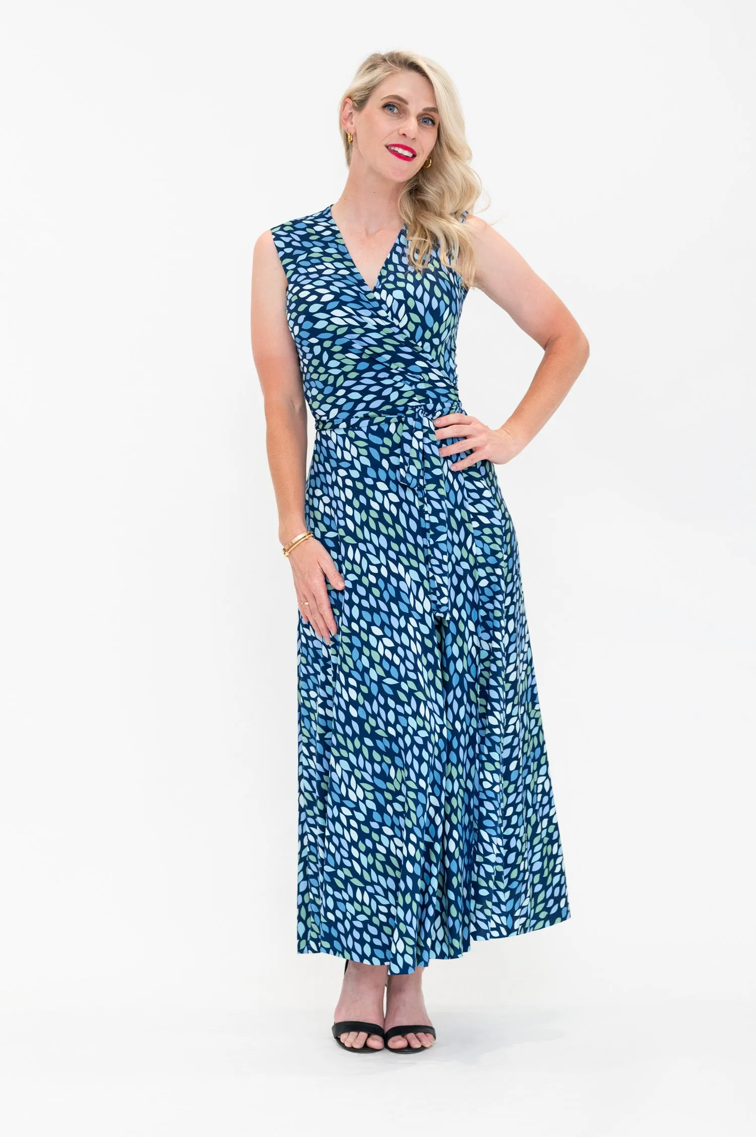 Lara in Blue - Wrap Dress