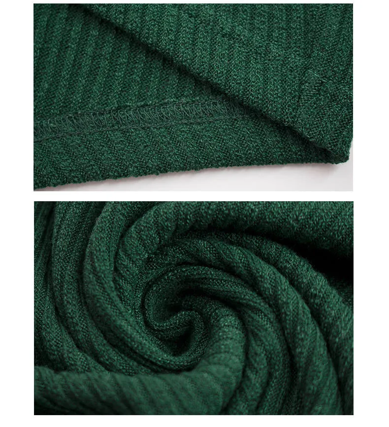 Large Size Women's Autumn and Winter Knit Dress