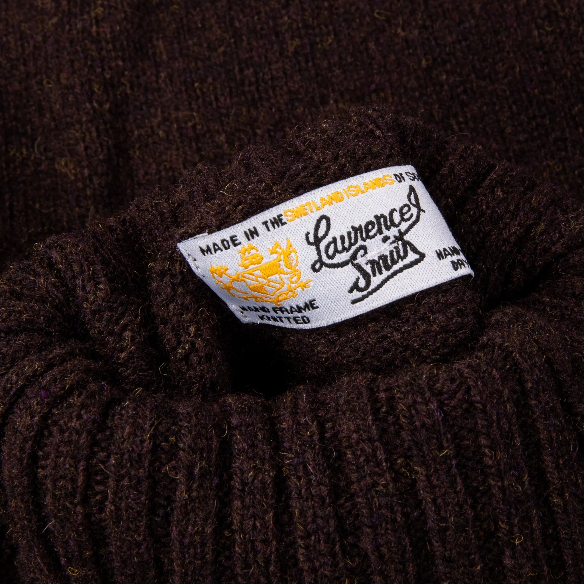 Laurence J. Smith Super Soft Seamless Roll Neck Pullover Truffle