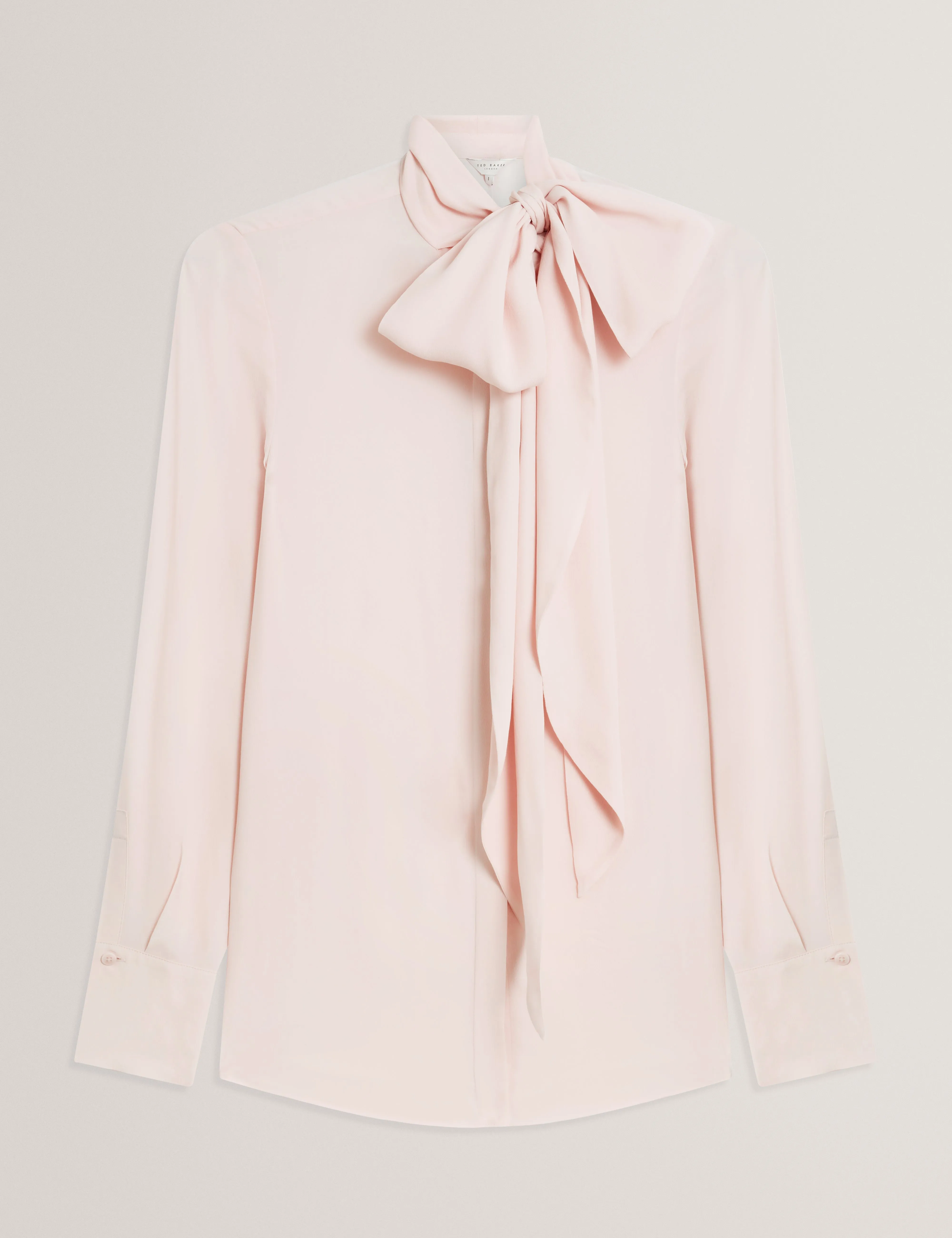 Leeyaa Floral Printed Tie Front Blouse Pl-Pink