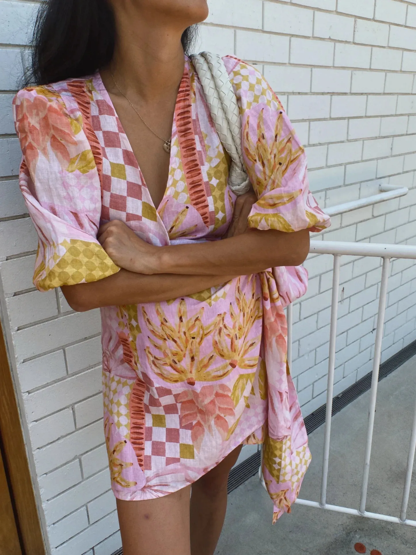 LJC Designs - Angie Dress Bananas