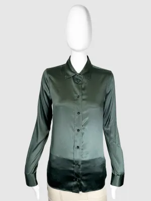 Long Sleeve Button Down Top - Size 38