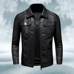 Luxurious leather jacket for men
