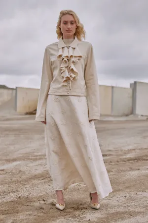 M.A. Dainty Daisy Skirt - Cream