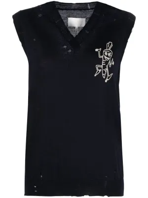 Maison Margiela Sweaters Blue