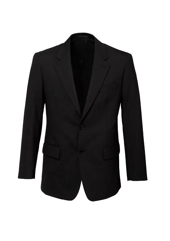 Mens Comfort Wool Stretch 2 Button Classic Jacket