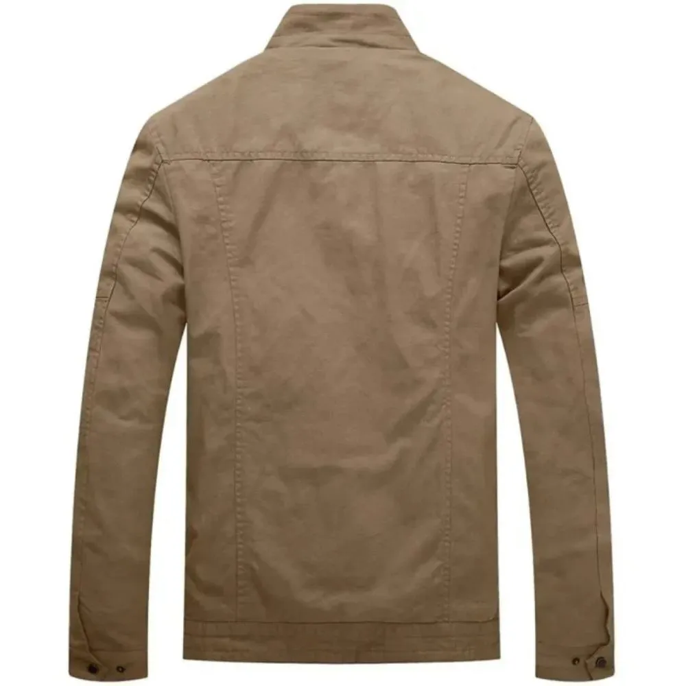 Men's Khaki Urban Cotton Jacket