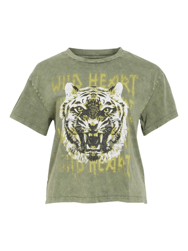 Mesula Round Neck Short Sleeve Tee | Capulet Olive