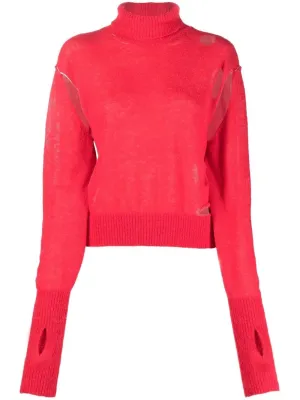 MM6 Maison Margiela Sweaters Red