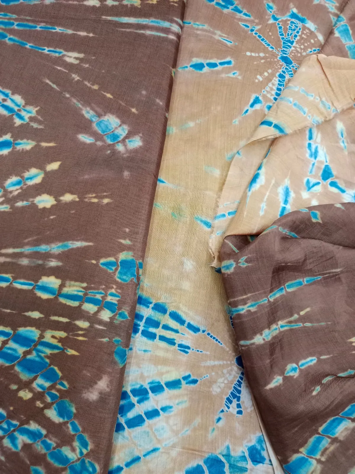 Modal Soft Muslin Tie dye Fabrics