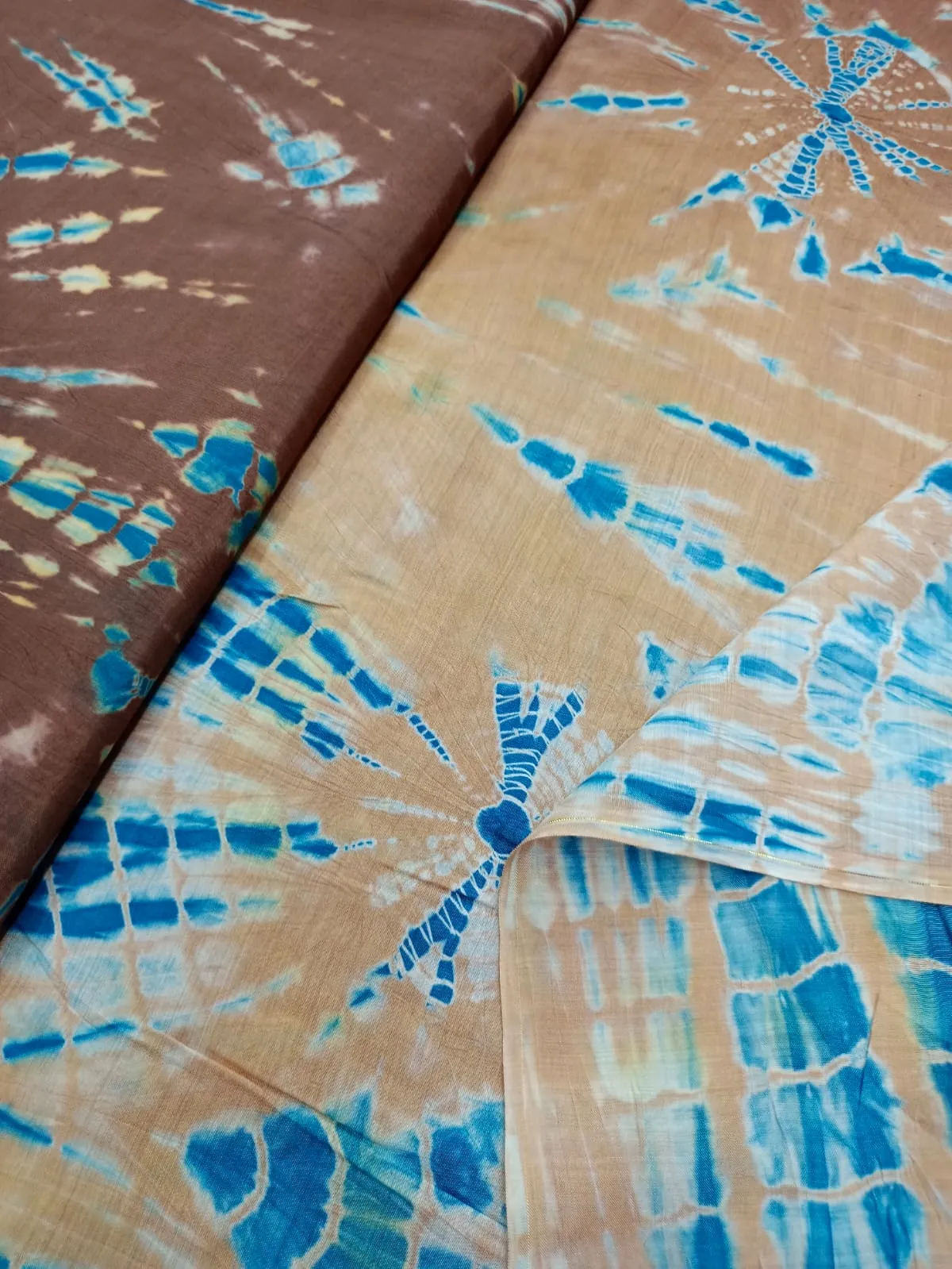 Modal Soft Muslin Tie dye Fabrics