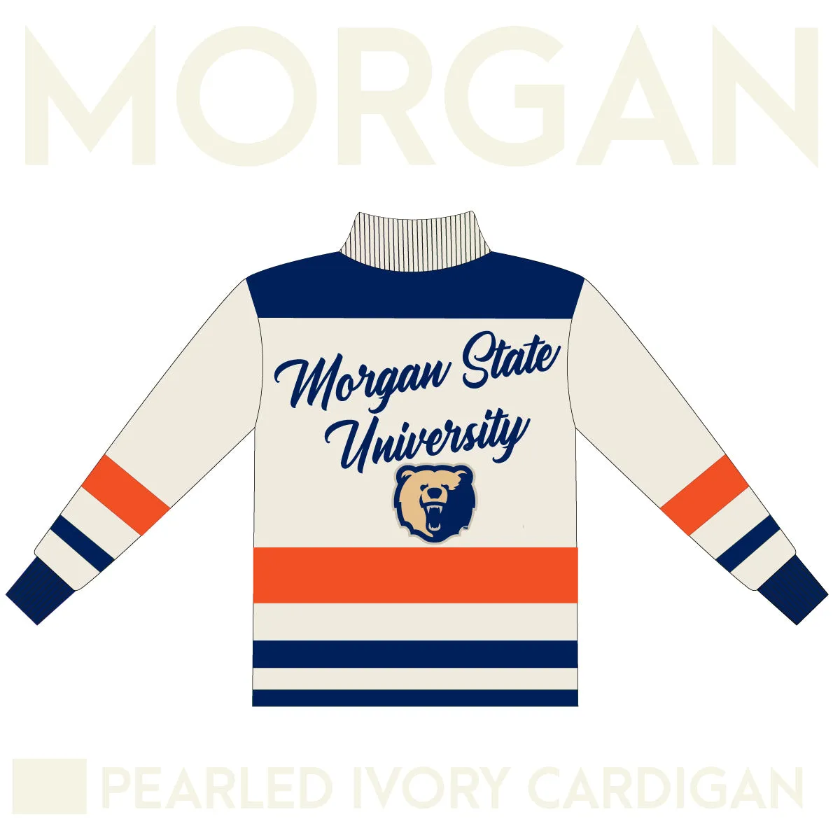 MORGAN STATE Cardigan PEARLED IVORY