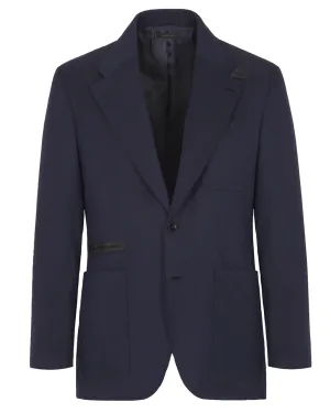 Navy Calvary Twill Sportcoat