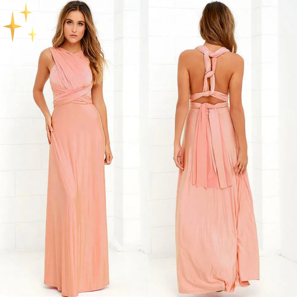 Nella® | Dress-A-Lot Wrap Dress With Variable Wearing Options