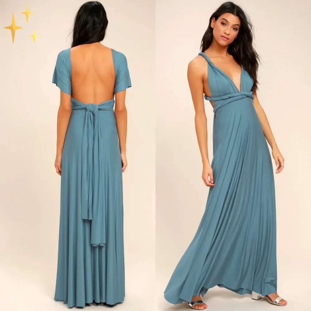Nella® | Dress-A-Lot Wrap Dress With Variable Wearing Options