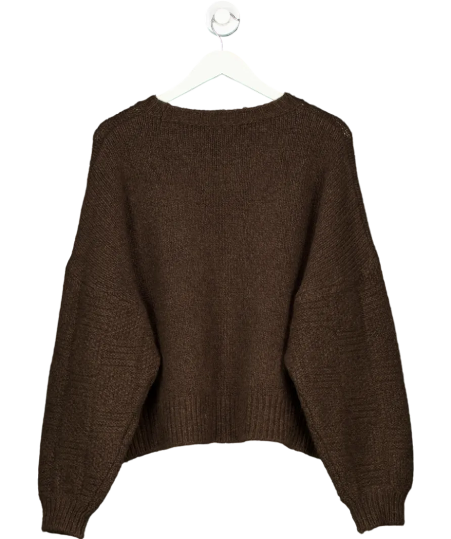 Nenes Paris Brown Alpaca Blend Alison Jumper UK L