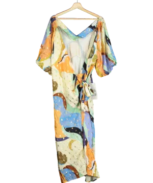 Never Fully Dressed Multicoloured Gigi Sadie Wrap Dress UK 18