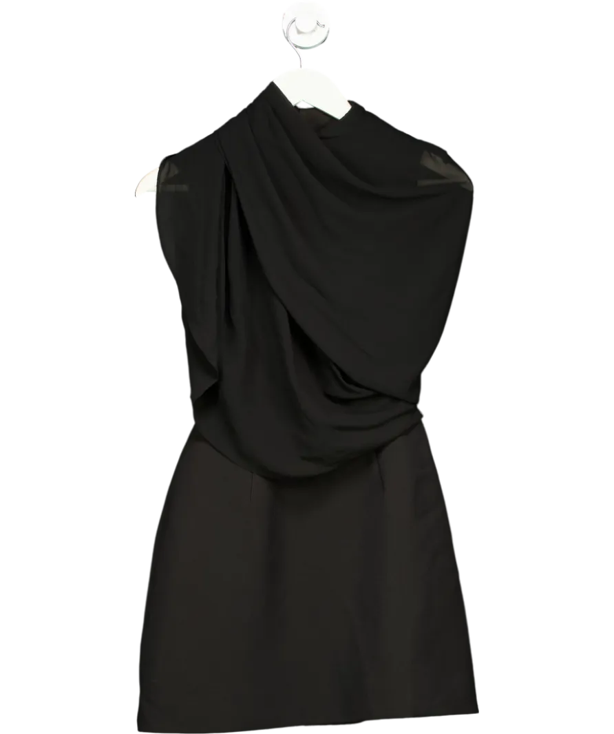 Odd Muse Black The Ultimate Muse Gathered Mini Dress UK XXS