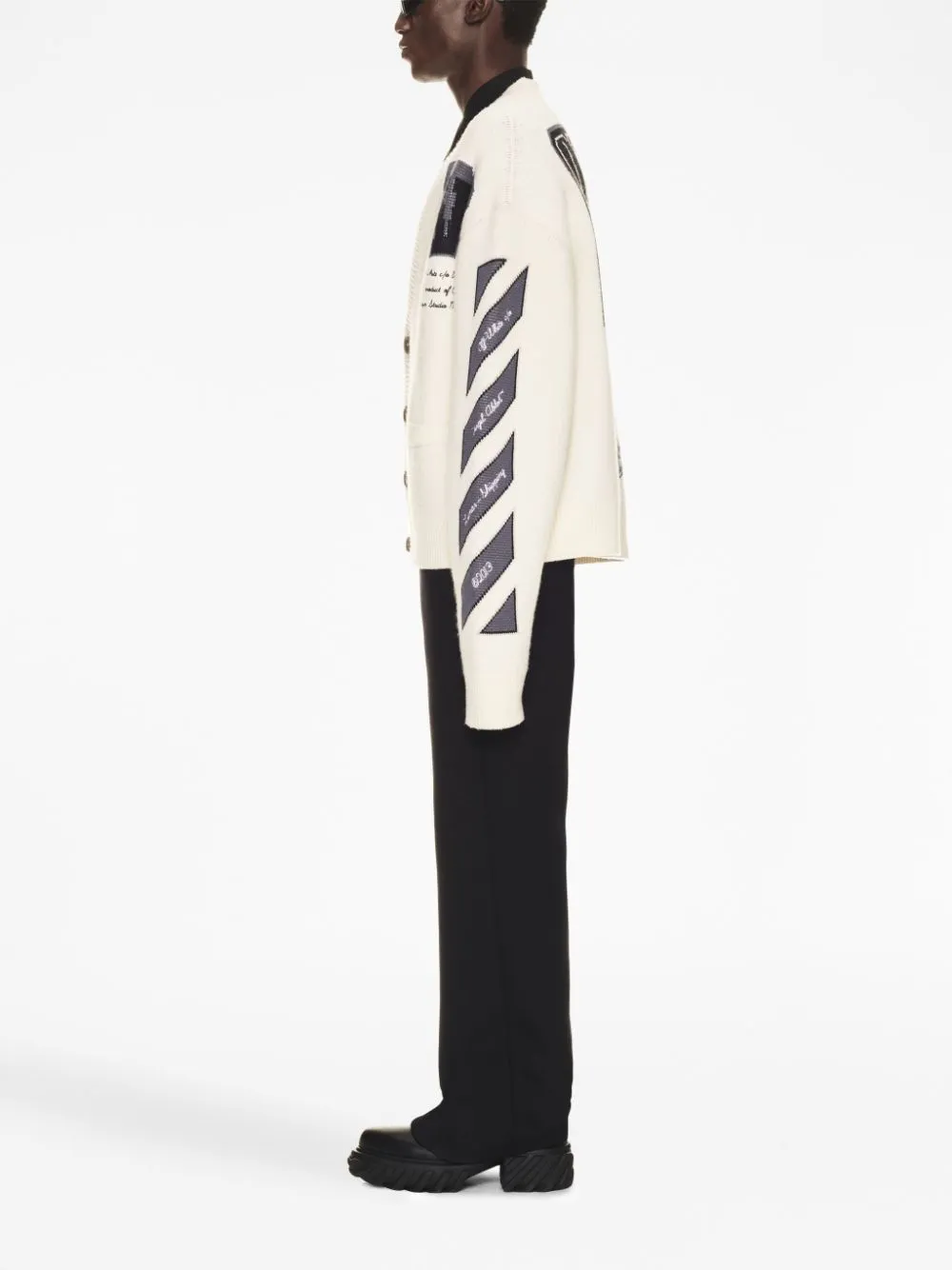 Off White Sweaters Beige