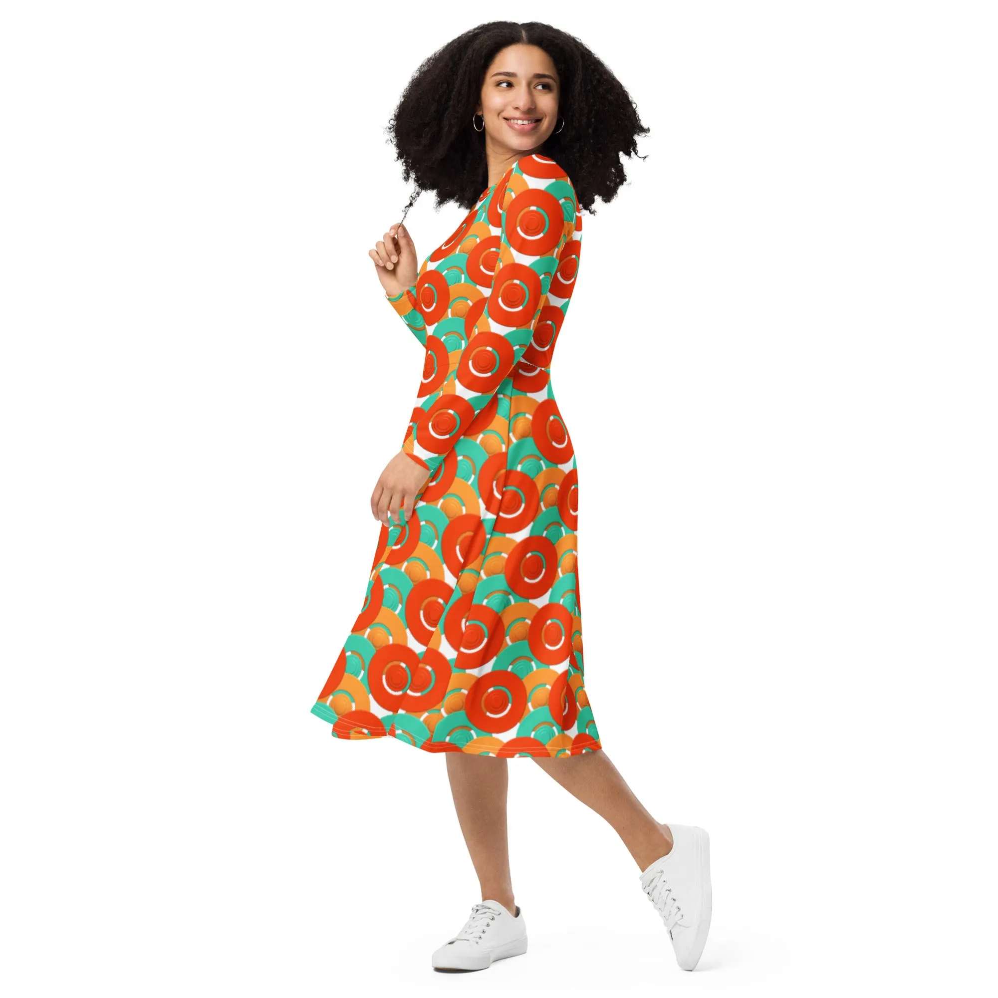 Origen Designation Women's Long-sleeve Midi dress