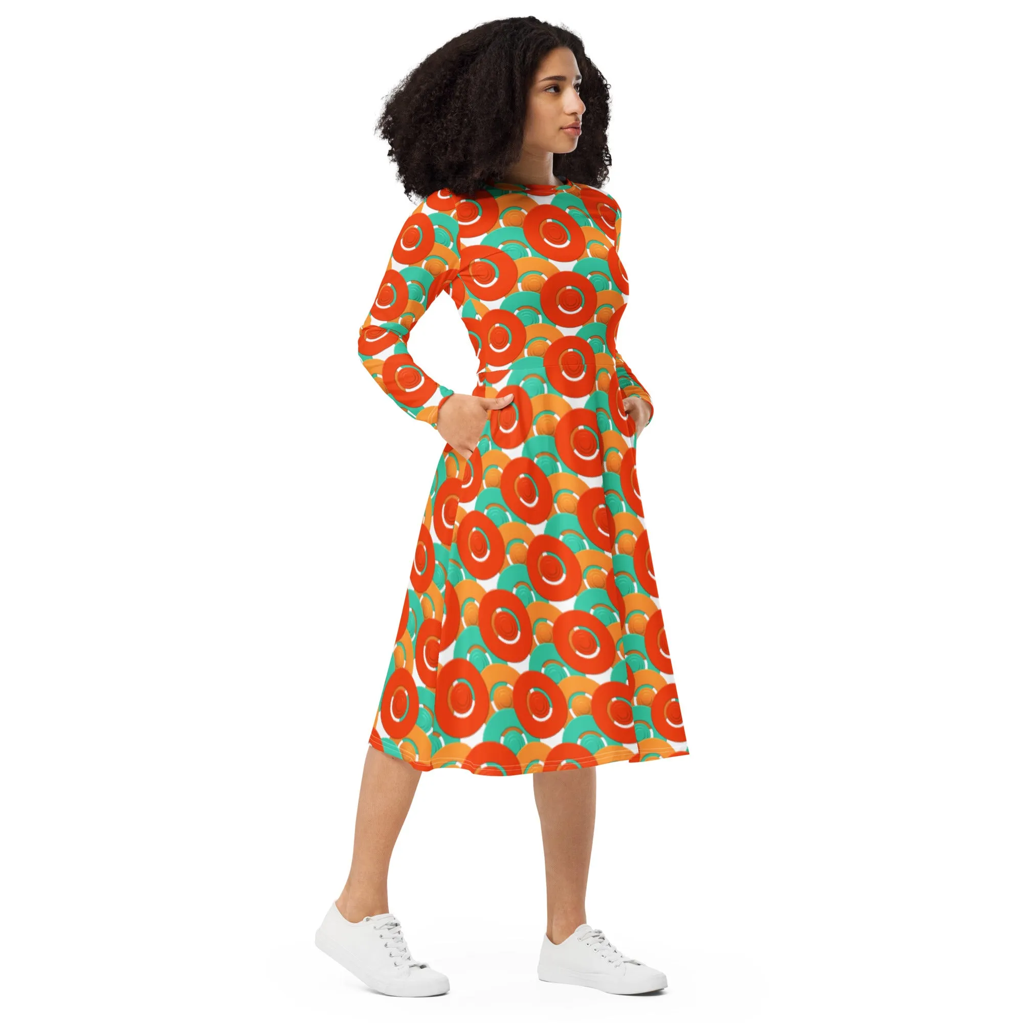 Origen Designation Women's Long-sleeve Midi dress