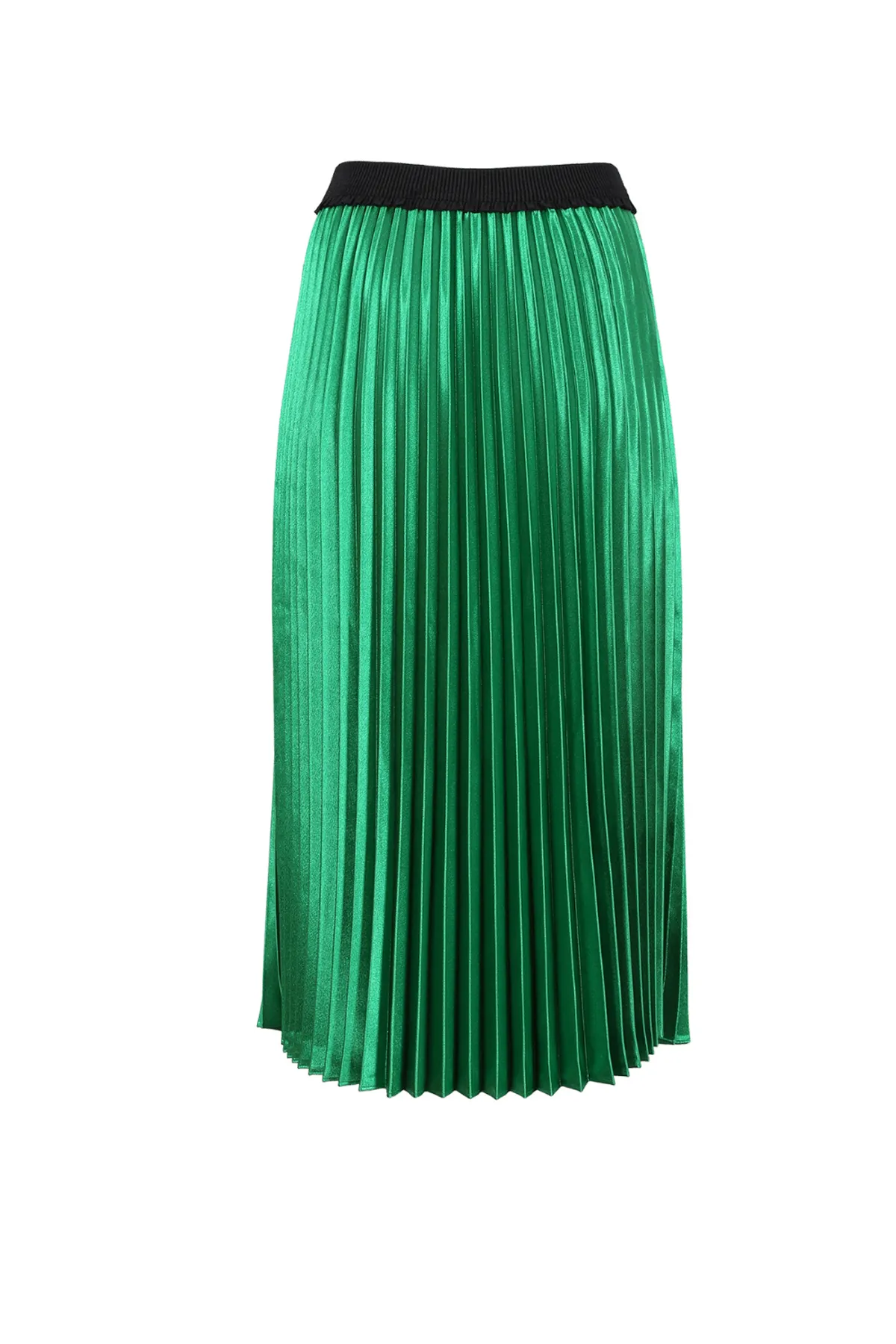 Peace Lily Pleated Skirt Green
