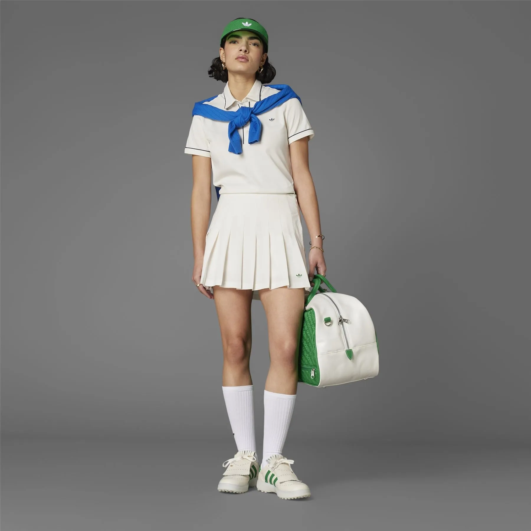 Pleated Skort Chalk White