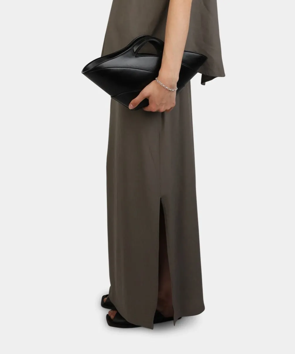 Poem Draped Skirt Taupe