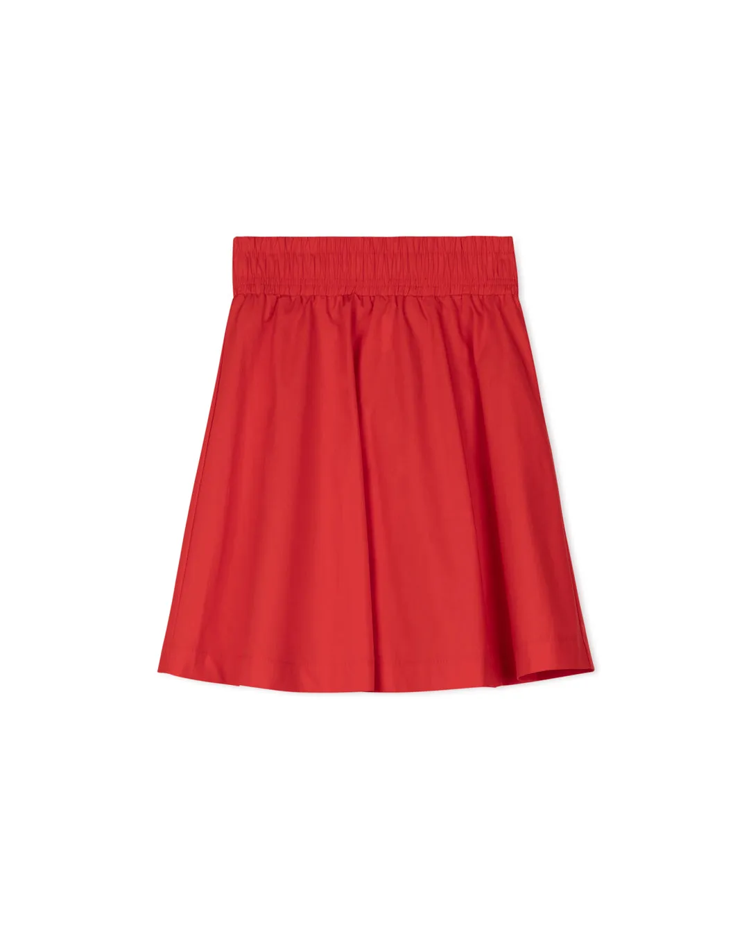 Poplin Waisted Full Skirt