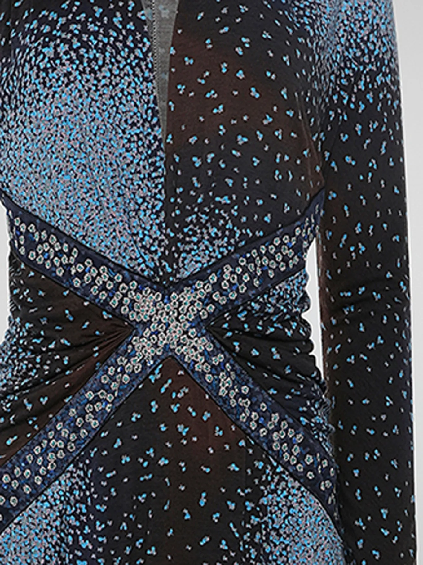 Printed Long Sleeve Dress