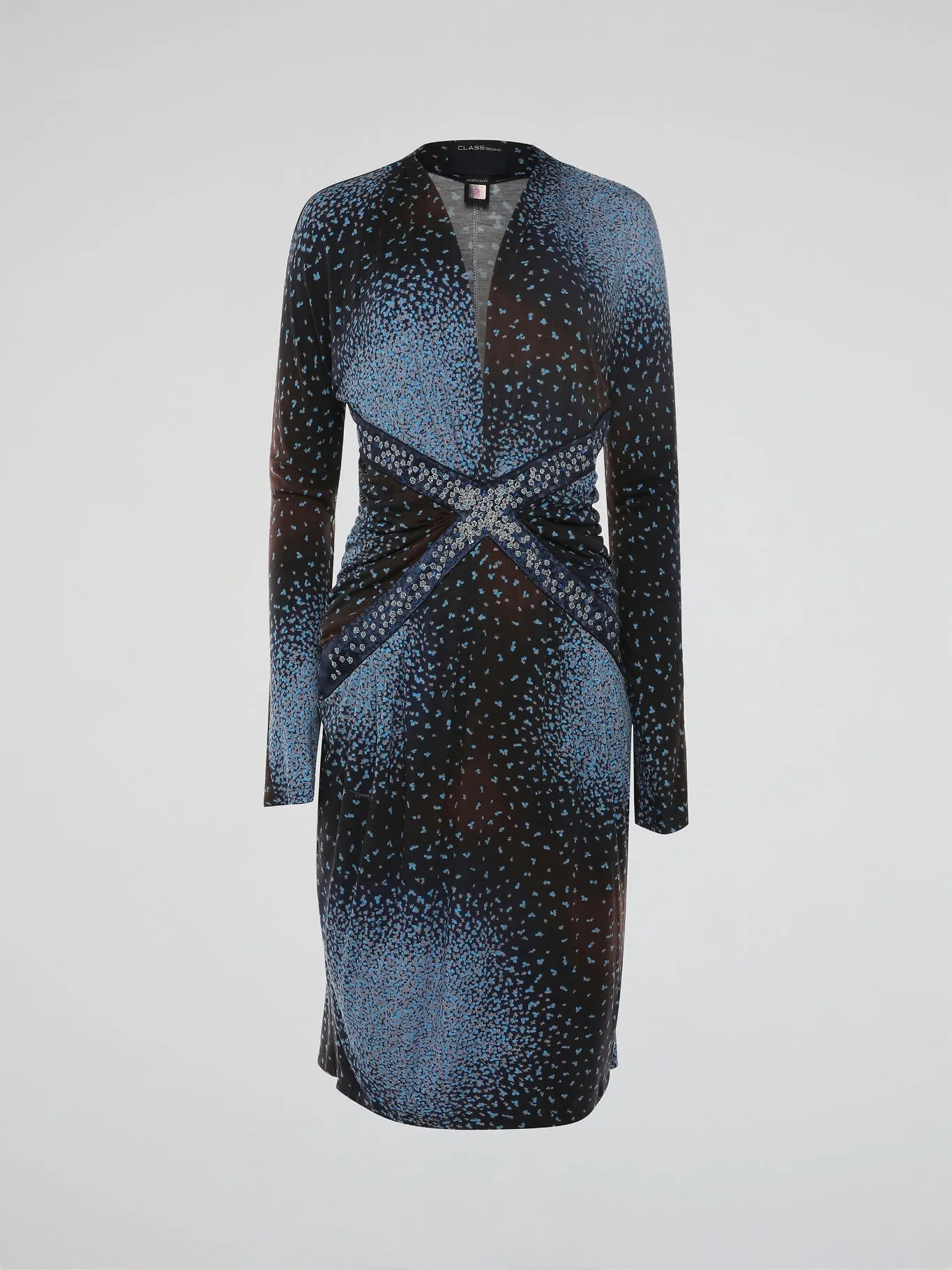 Printed Long Sleeve Dress
