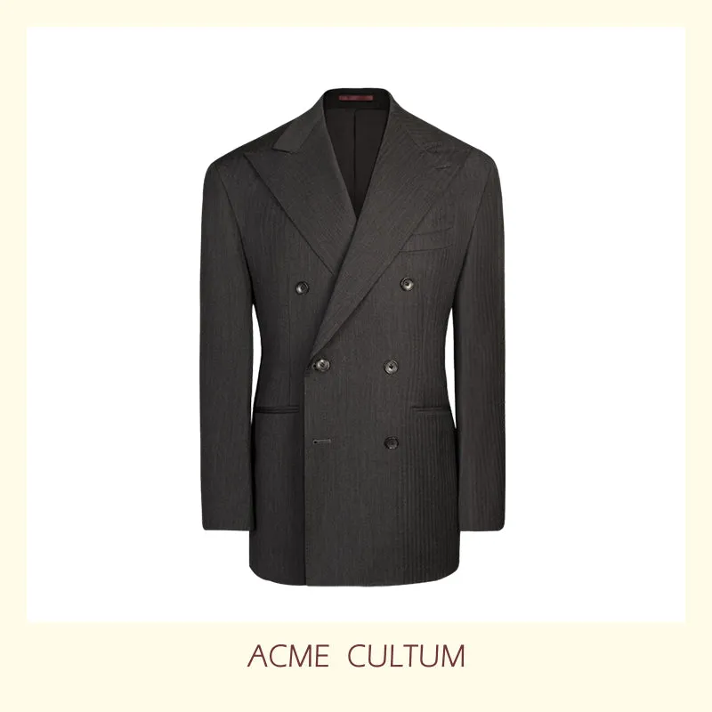 Pure Wool Herringbone Suit